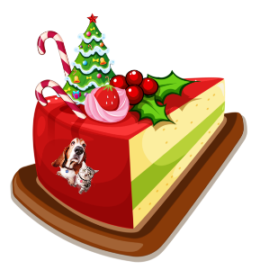 a holiday cake